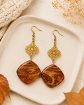 Harvest Lattice Drop Earrings