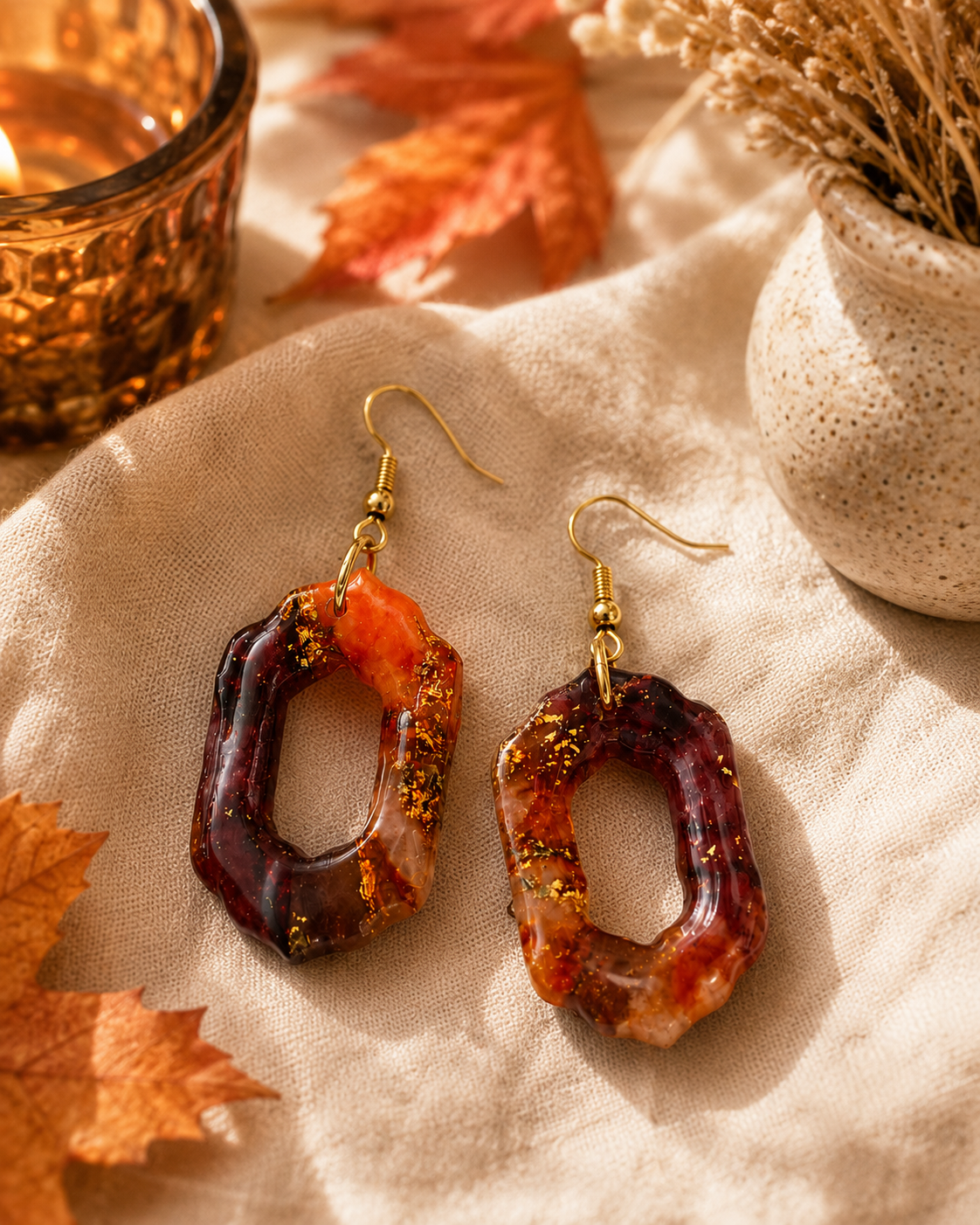 Ember Tide Drop earrings