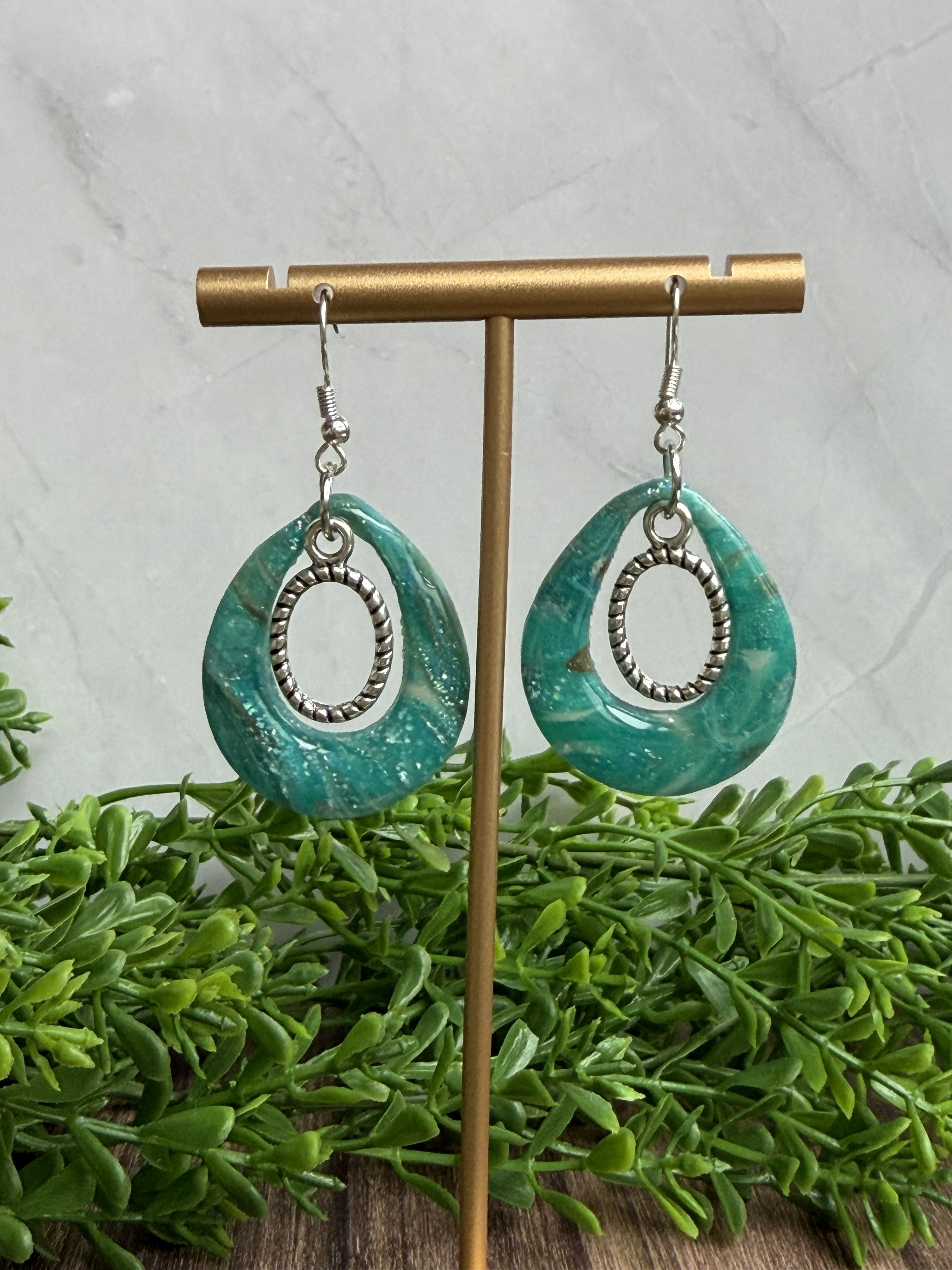 Halo Drop Earrings