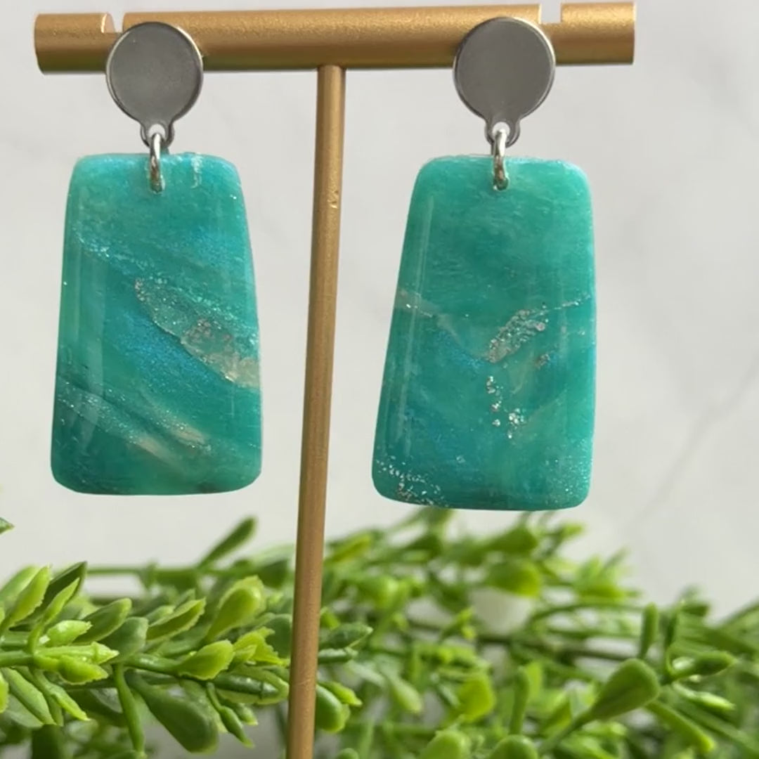 Desert Turquoise Mesa Earrings